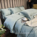 Wholesale prices Skin-friendly Pure color bedding set 4pcs